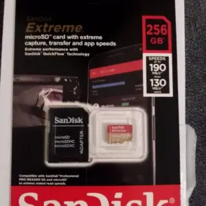 Carte micro sd Sandisk Extrême 256GB