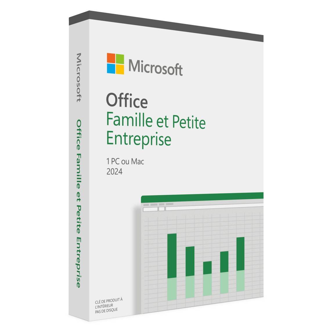 licence microsoft office 2024 famille et petite entreprise – clé officielle à vie