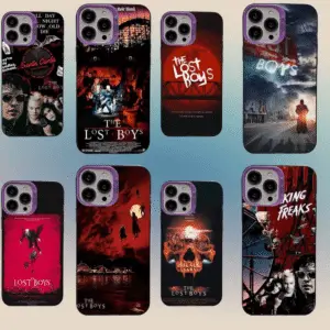 Coque de téléphone film l-lost b-men pour iPhone 16,15,14,13,12,11,Mini,Pro,SE,MAX,plus, housse en Silicone violet mat