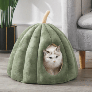 Nid maison pour chat de compagnie chaud design citrouille
