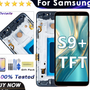 Écran LCD avec remplacement de l&rsquo;assemblage de cadre + TFT pour Samsung S9 Plus G965 G965F G965U