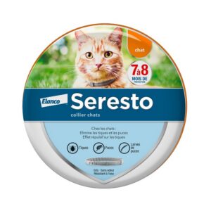 Collier Seresto Anti-Puces et Anti-Tiques pour Chats